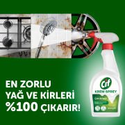 Cif Krem Sprey Amonyak Yüzey Temizleyici En Zorlu Yağ ve Kirleri %100 Çıkarır 750 ml