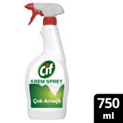 Cif Krem Sprey Amonyak Yüzey Temizleyici En Zorlu Yağ ve Kirleri %100 Çıkarır 750 ml