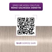 Palette Göz Alıcı Renkler 12-21 - Gümüş Sarı