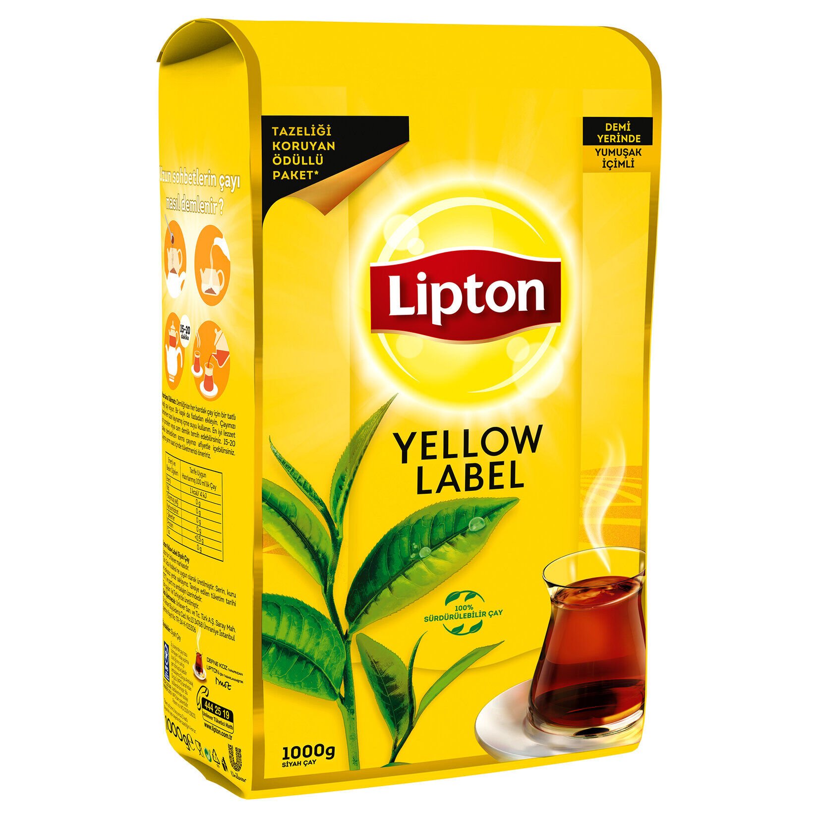 Lipton Dökme Çay Yellow Label 1000 gr.