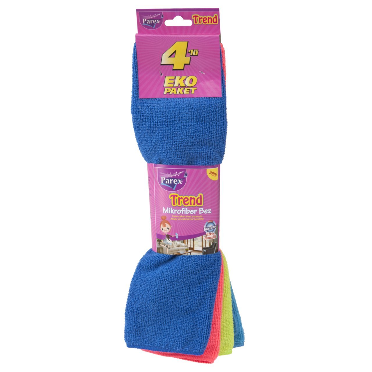 Parex Trend Mikrofiber Temizlik Bezi 4'lü