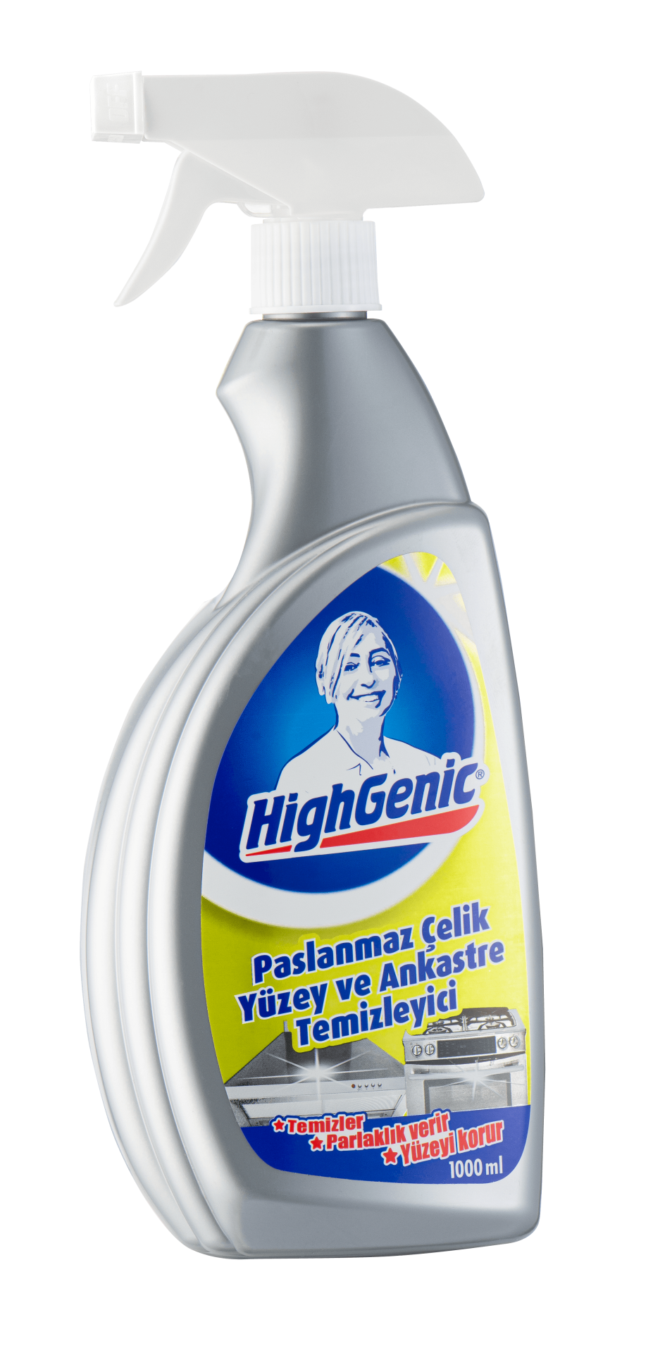 Highgenic Paslanmaz Çelik Yüzey ve Ankastre Temizleyici 750 ml