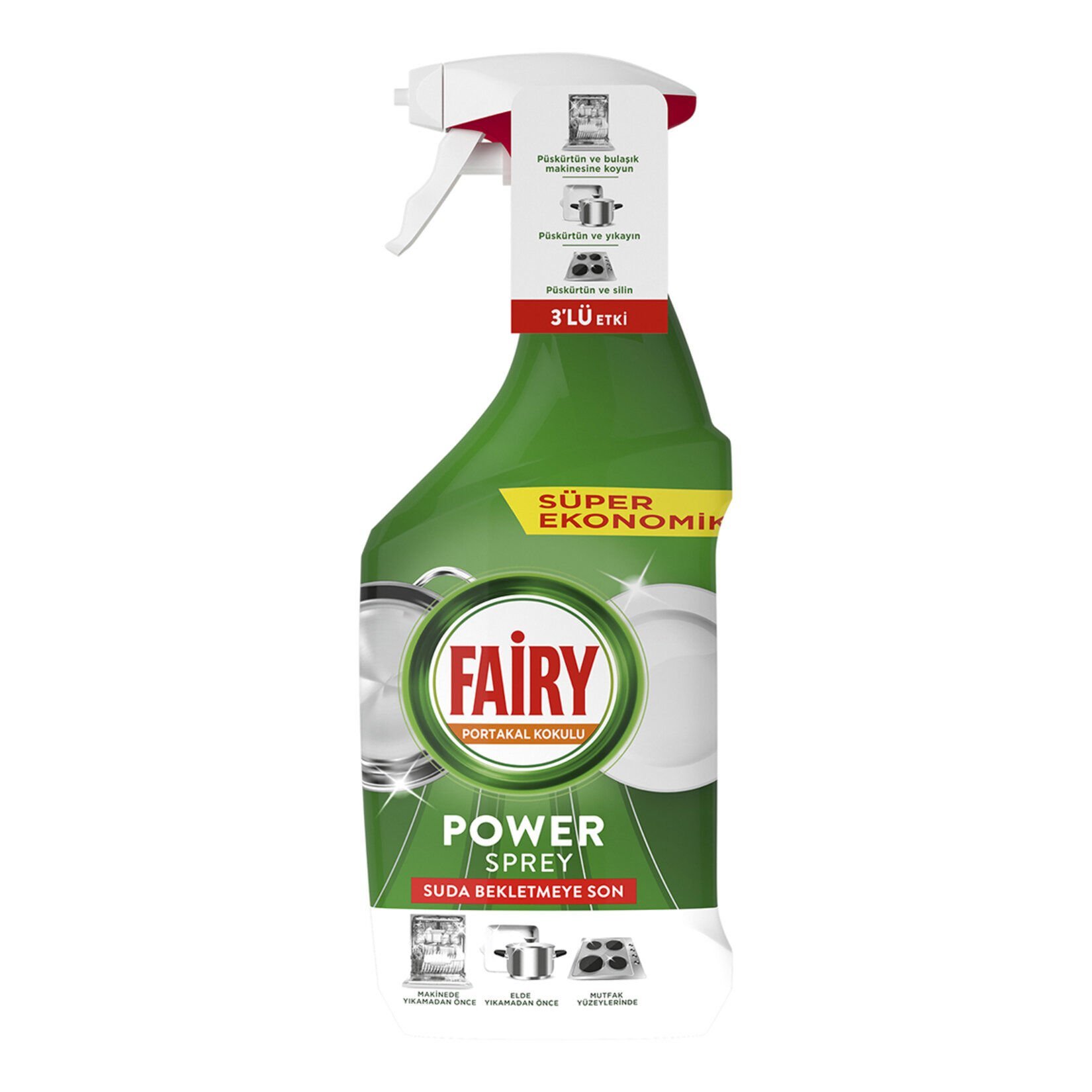 Fairy Power Sprey Portakal 800 ml