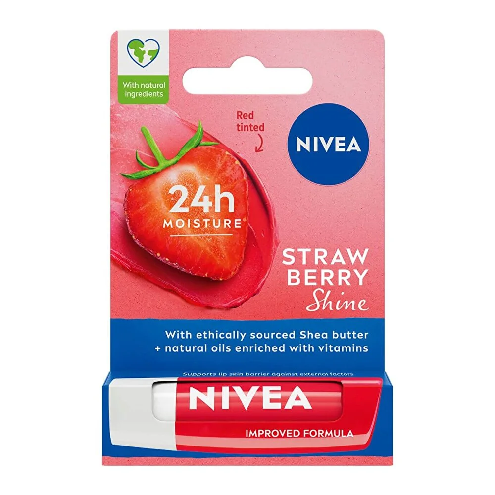 Nivea Dudak Bakım Kremi Çilek 4.8 gr