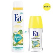 Fa Hawaii Love Kadın Deo Sprey 150 ml + Kadın Roll-on 50 ml