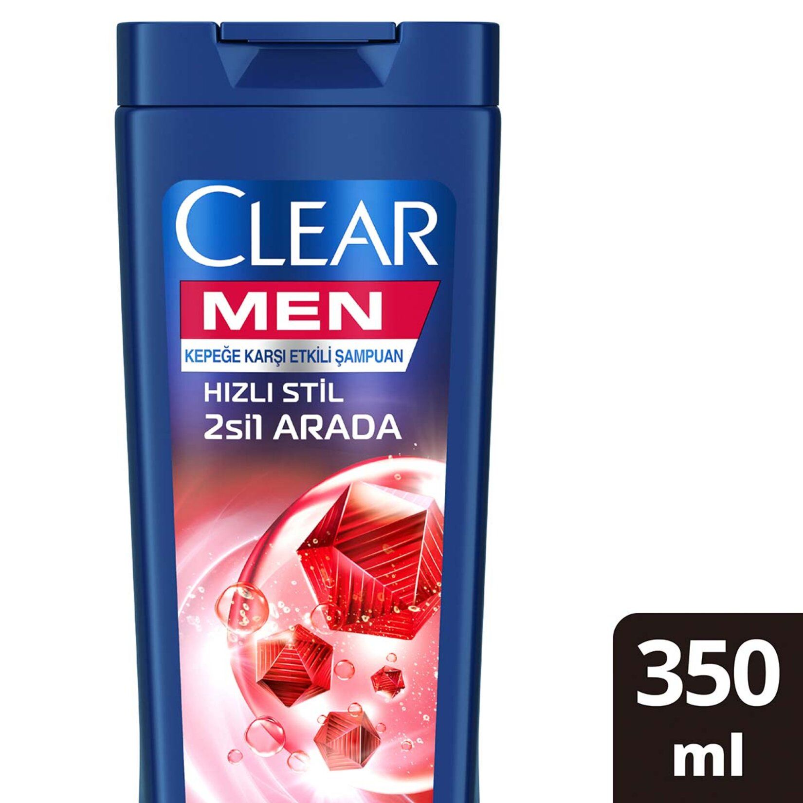 Clear Men Şampuan Hızlı Stil 2'si 1 Arada 350 ml