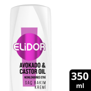 Elidor Avokado ve Castor Yağı Nemlendirici Etki Saç Bakım Kremi 350 ml
