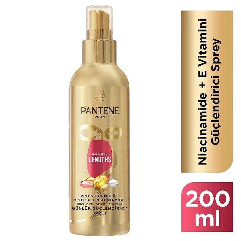 Pantene Infinite Lengths Günlük Güçlendirici Saç Spreyi 200 ml