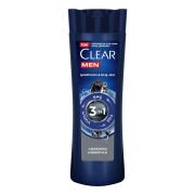 Clear Men 3 in 1 Şampuan & Duş Jeli Arındırıcı Kömür Saç Yüz Vücut İçin 350 ml