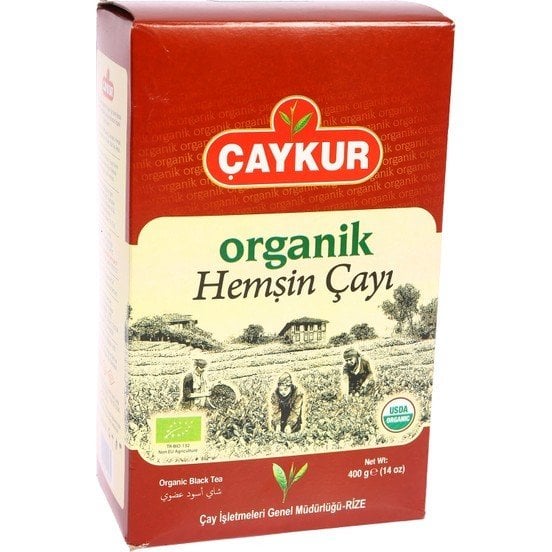 Çaykur Organik Siyah Hemşin Çayı 400 gr (Karton Kutu)