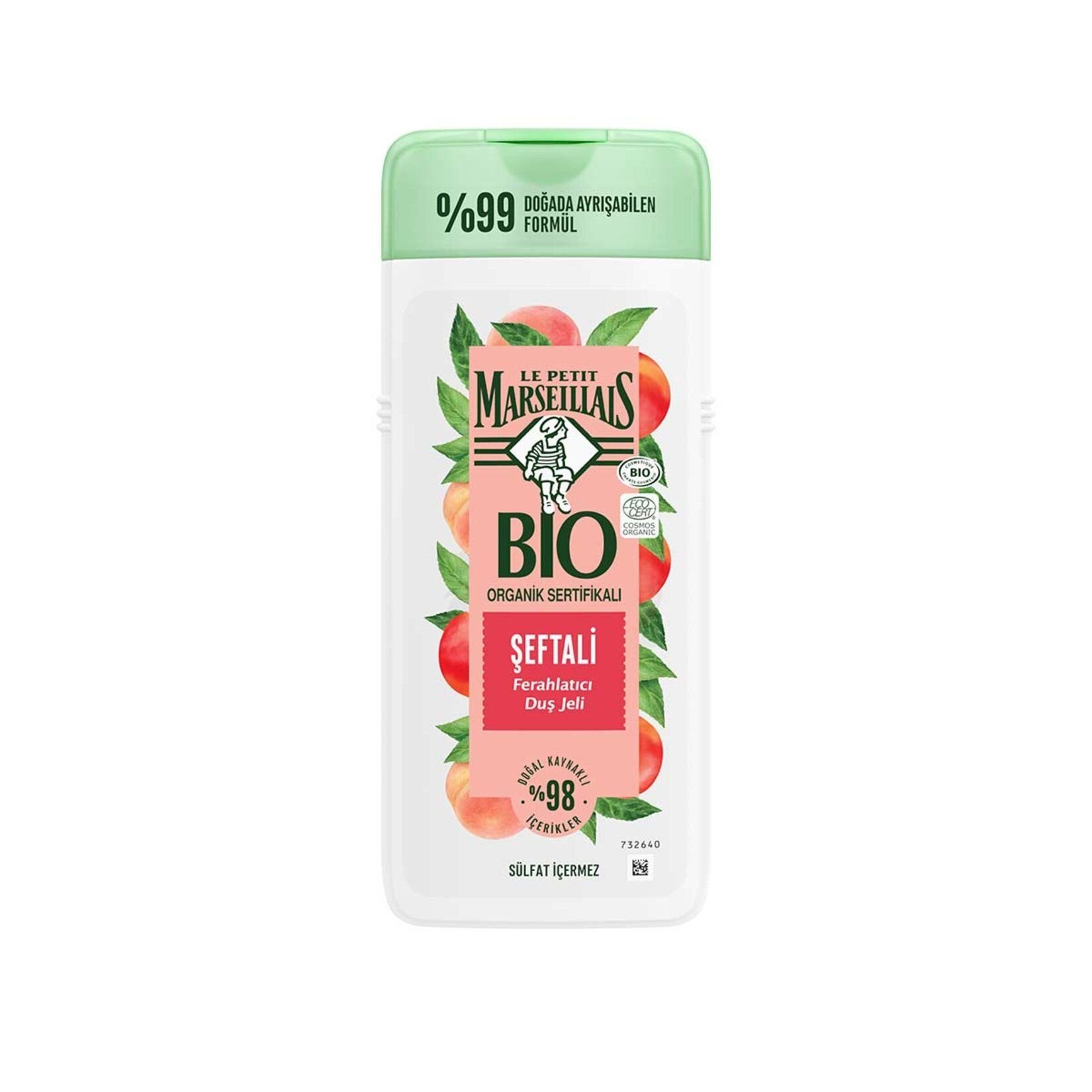 Le Petit Marseillais Bio Şeftali Duş Jeli 400 ml