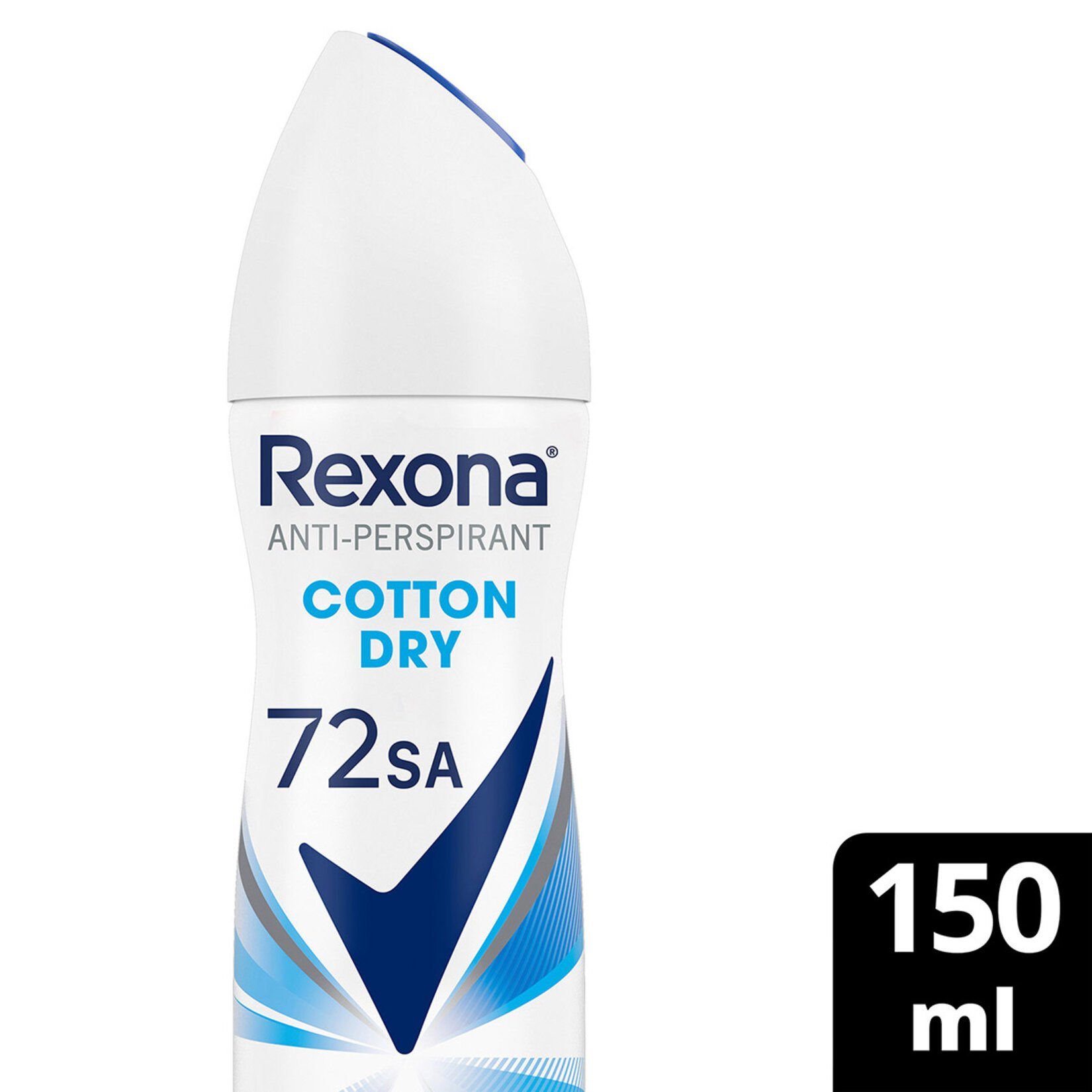 Rexona Kadın Sprey Deodorant Cotton Dry 72 Saat Kesintisiz Üstün Koruma 150 ml