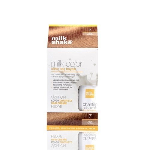 Milk Shake Kalıcı Saç Boyası No:7 - Orta Kumral