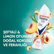 Rexona Kadın Sprey Deodorant Şeftali & Limon Otu 72 Saat Kesintisiz Üstün Koruma 150 ml