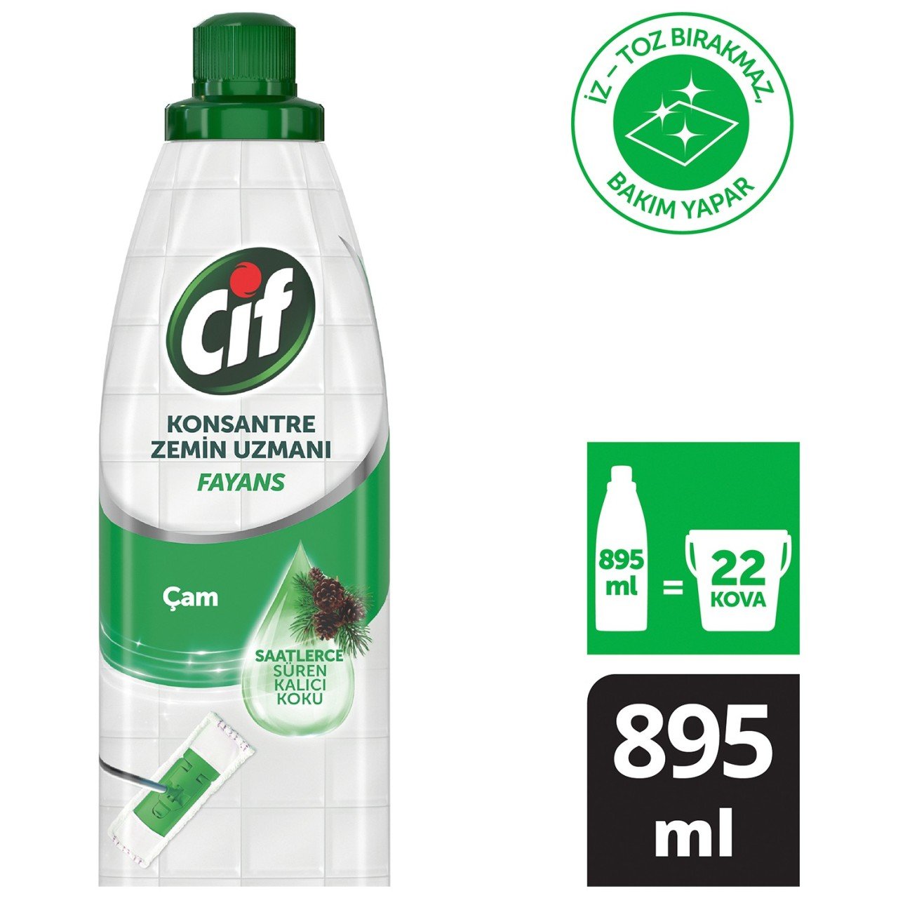 Cif Konsantre Zemin Uzmanı Fayans Çam 895 ml