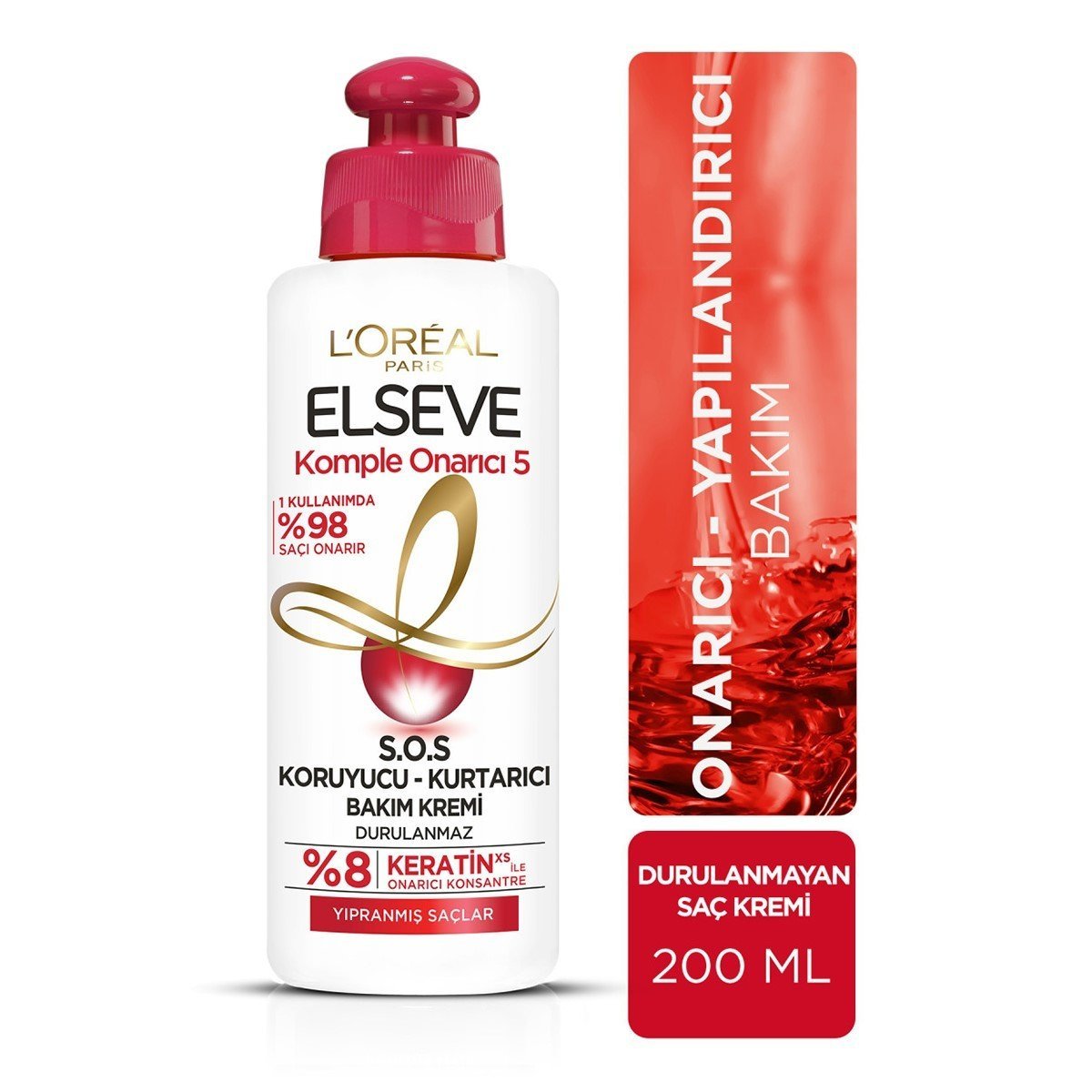 Elseve Komple Onarıcı 5 S.O.S. Koruyucu Kurtarıcı Saç Bakım Kremi 200 ml