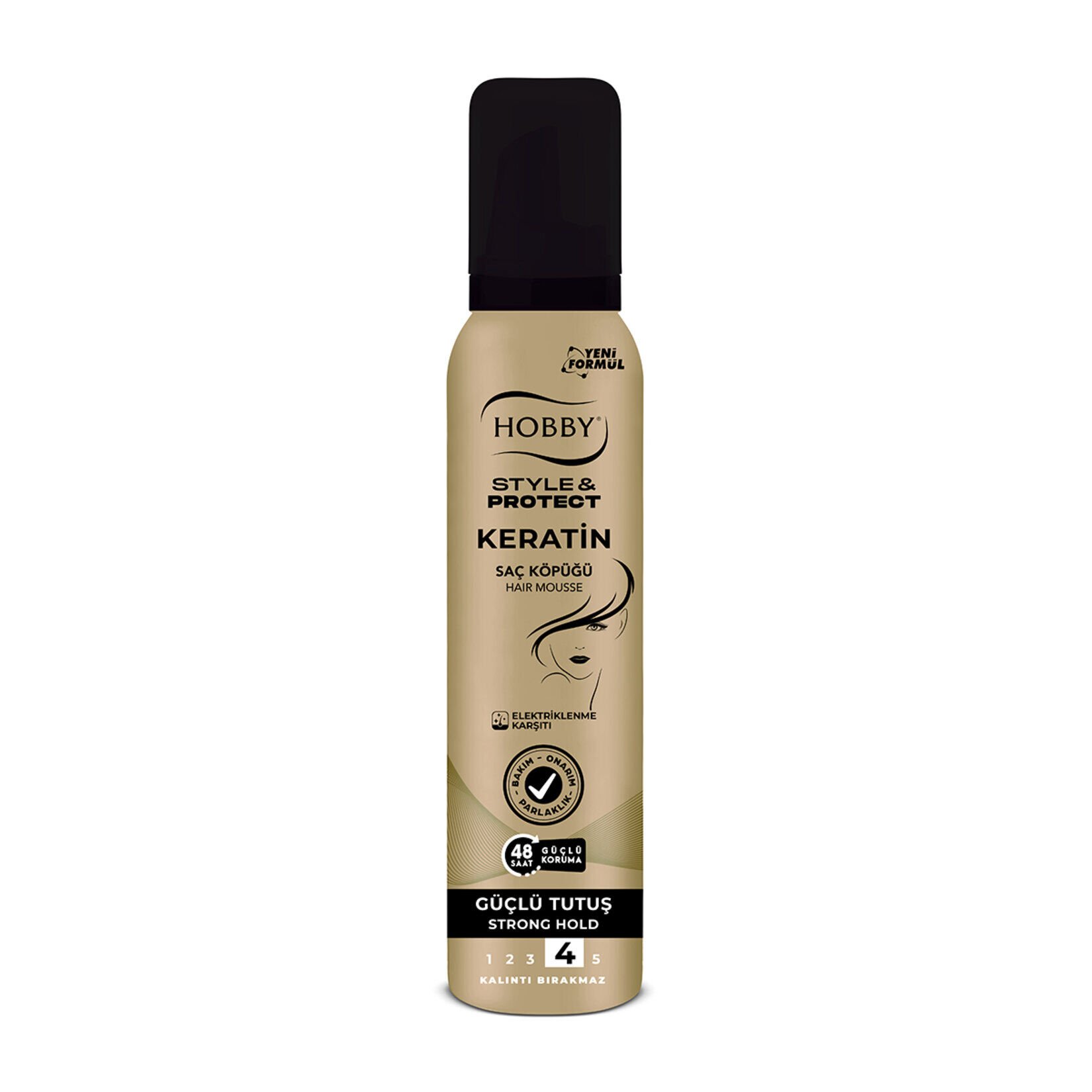 Hobby Keratin Saç Köpüğü 150 ml