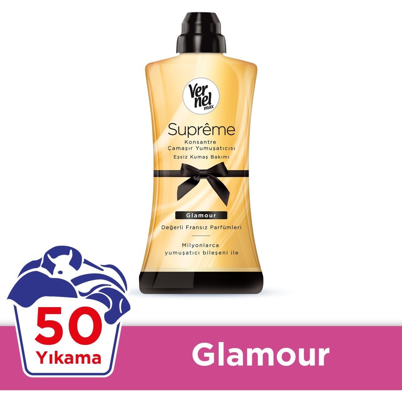 Vernel Max Suprême Glamour Konsantre Çamaşır Yumuşatıcısı 1.2 Lt.