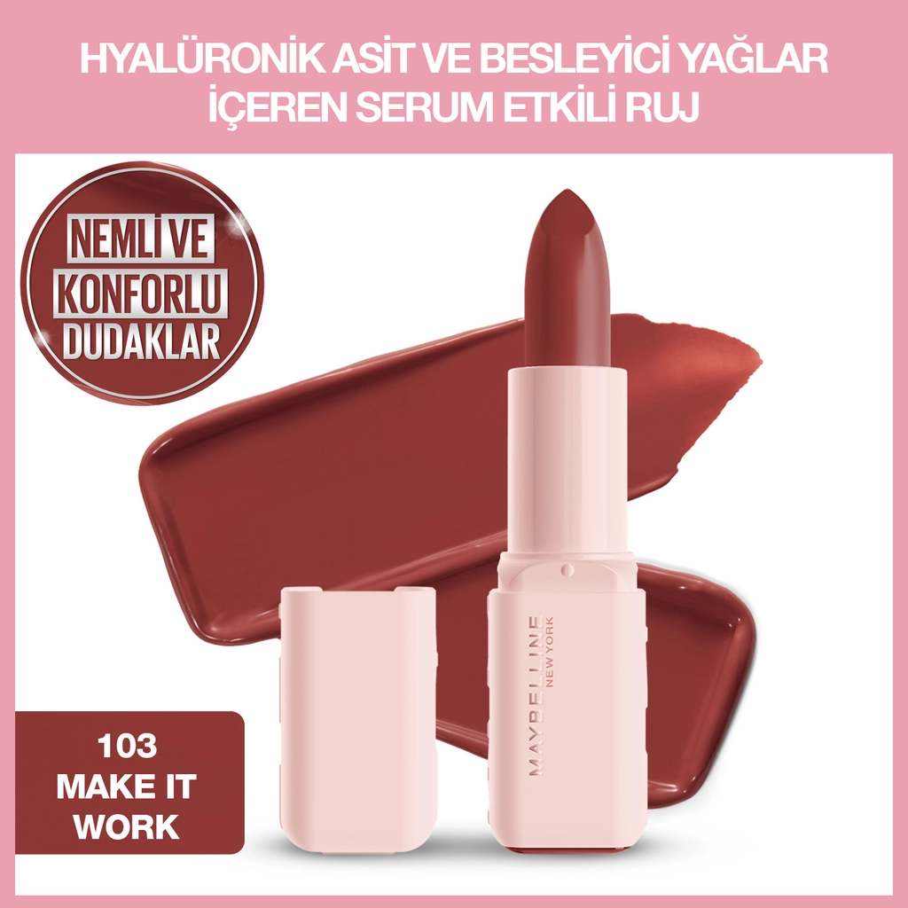 Maybelline New York Lifter Lipstick Ruj 103 Make It Work