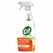 Cif Power Shine Cleanboost Sprey Temizleyici Mutfak İçin Temizleyici ve Yağ Çözücü 750 ml