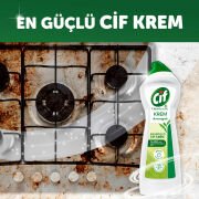 Cif Krem Yüzey Temizleyici Amonyaklı Yağ ve Kireç Sökücü Leke Çıkarıcı 750 ml