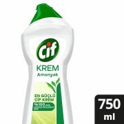 Cif Krem Yüzey Temizleyici Amonyaklı Yağ ve Kireç Sökücü Leke Çıkarıcı 750 ml