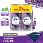 Glade Otomatik Sprey 2'li Yedek Lavanta Ferahlığı 2x269ml