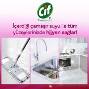 Cif Jel Yüzey Temizleyici Cleanboost Tüm Yüzeyler İçin Leke Çıkarıcı Çamaşır Sulu Çiçek Ferahlığı 750 ml
