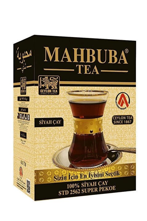 Mahbuba STD 2562 Super Pekoe İthal Seylan Sri Lanka Ceylon Kaçak Siyah Yaprak Çayı 400 gr