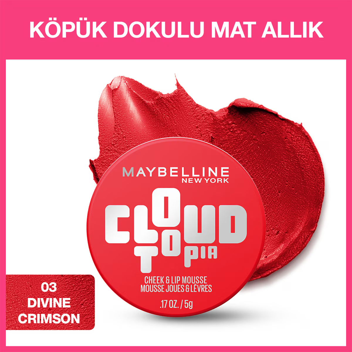 Maybelline New York Cloutopia Allık Divine Crimson Int 03