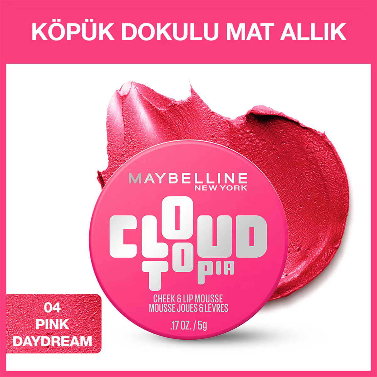 Maybelline New York Cloutopia Allık Divine Pink Daydream Int 04