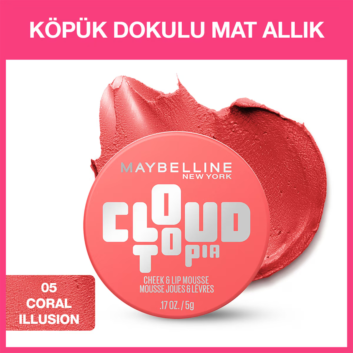 Maybelline New York Cloutopia Allık Coral Illusion Int 05