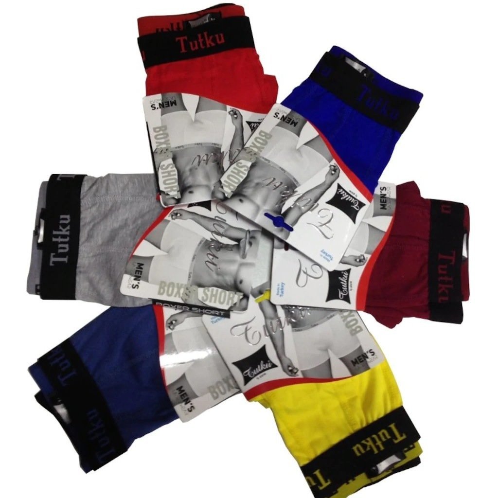 Tutku 0400 Erkek Elastan Spor Boxer