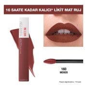 Maybelline New York Super Stay Matte Ink Likit Mat Ruj No:160 Mover