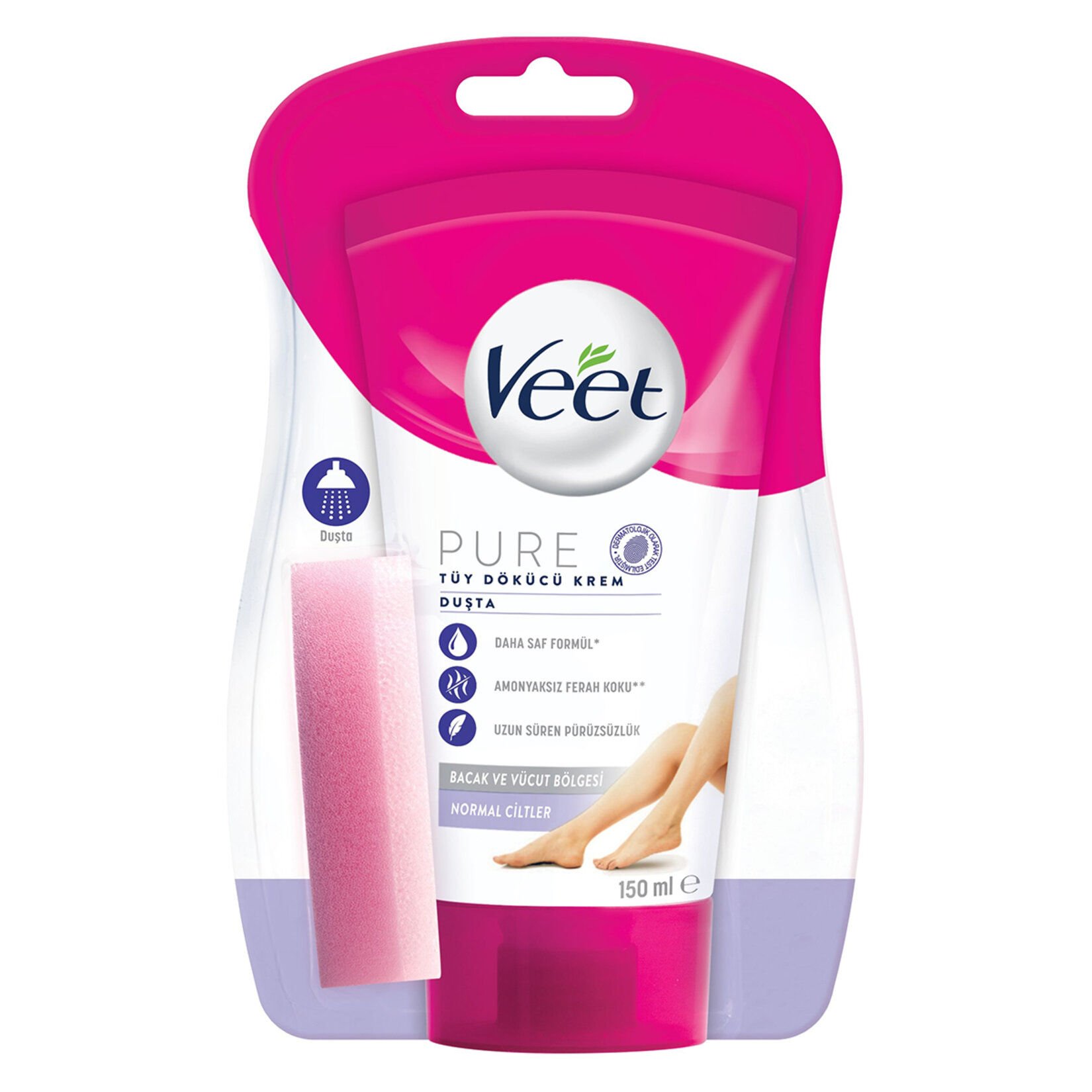 Veet Pure Duşta Tüy Dökücü Krem 150 ml