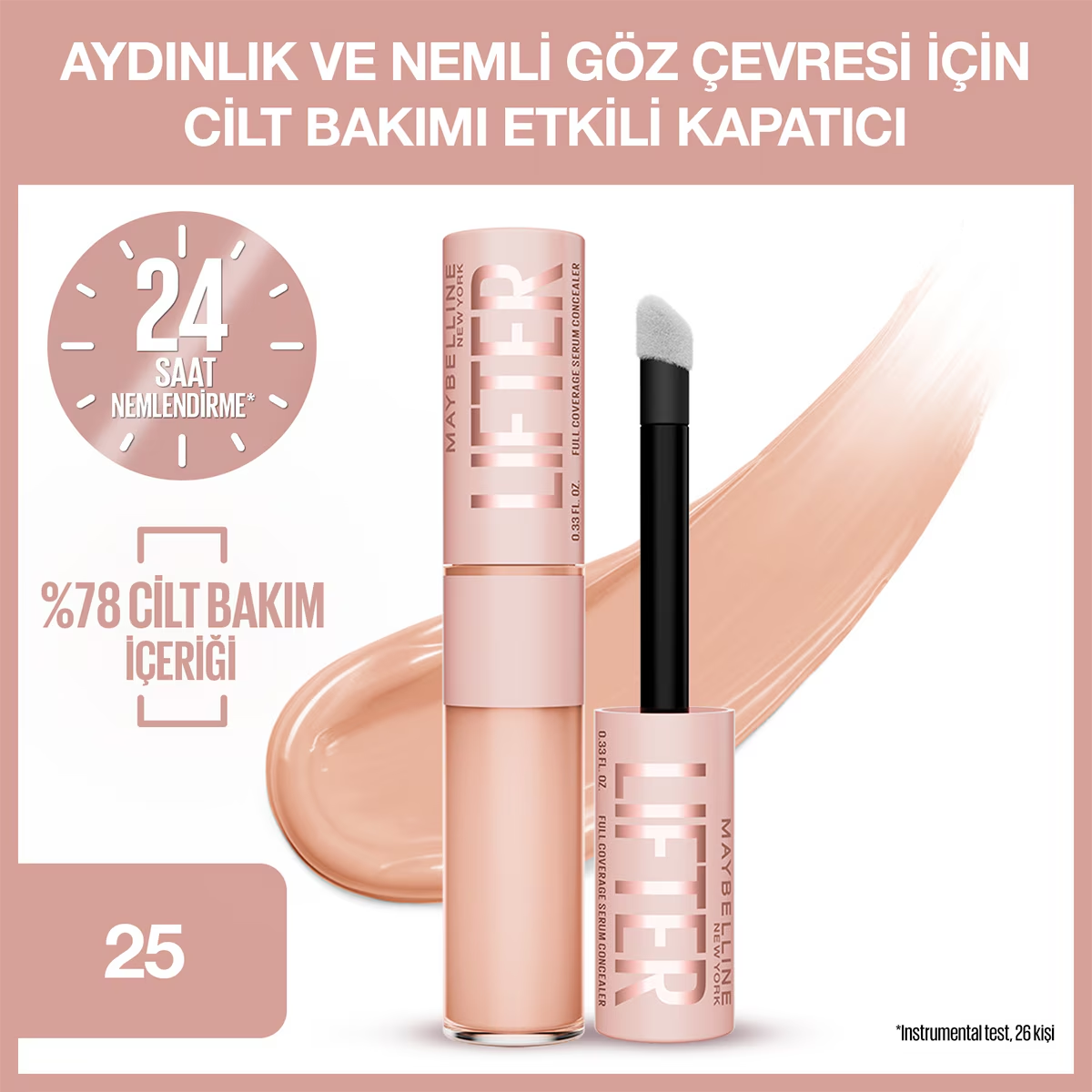 Maybelline New York Lifter Kapatıcı 25