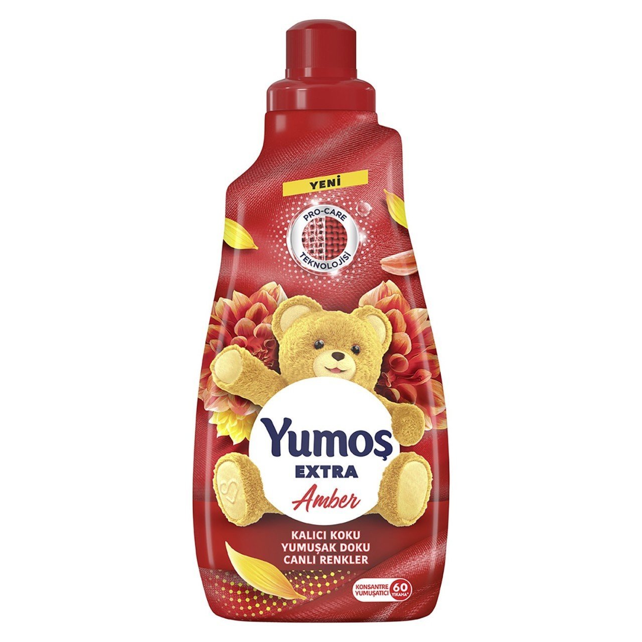 Yumoş Extra Konsantre Çamaşır Yumuşatıcısı Amber 1440 ml 60 Yıkama