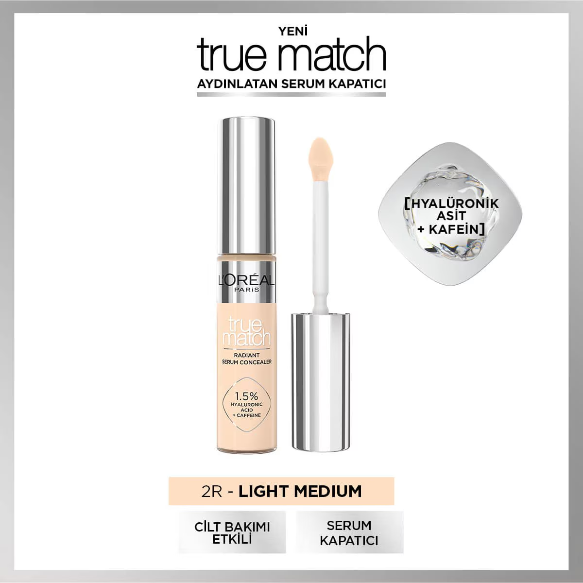 L'Oreal Paris True Match Aydınlatan Serum Kapatıcı 2R