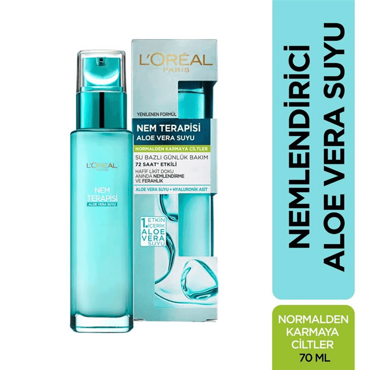 L'Oreal Paris Nem Terapisi Aloe Vera Suyu - Normalden Karmaya Ciltler