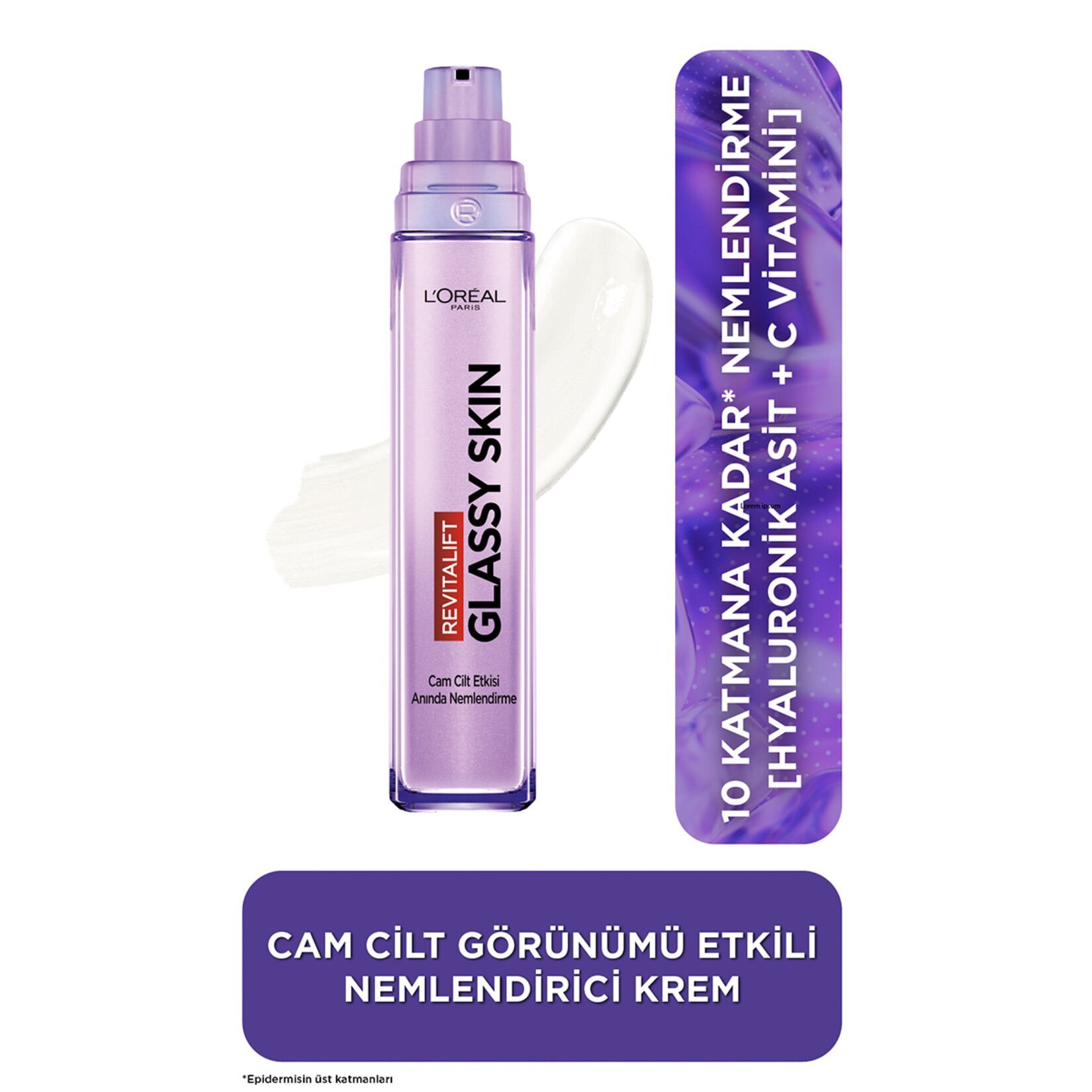 L'Oreal Paris Revitalift Filler Glassy Skin Nemlendirici 50 ml