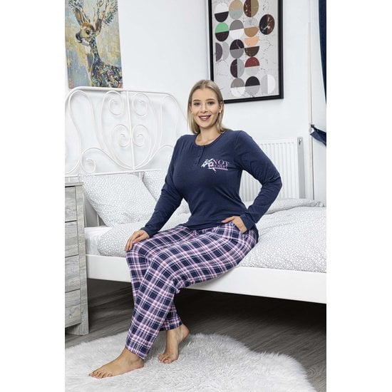 Aydoğan 4758 Büyük Beden Bayan Pijama Takımı