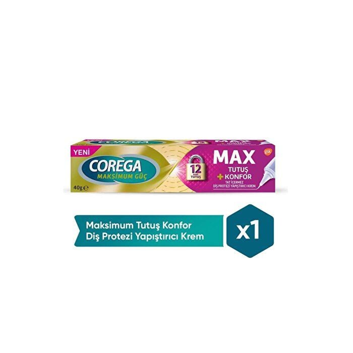 Corega Diş Protezi Yapıştırıcı Krem Yastık Konforu 40 gr