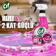 Cif Ultra Anında Etki Sakura Kir & Yağ Sökücü 1 L