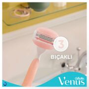 Gillette Venus Comfortglide Spa Breeze Kadın Tıraş Makinesi + 4 Adet Yedek Tıraş Bıçağı