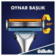 Gillette Sensor3 Tıraş Makinesi + 6 Adet Tıraş Bıçağı