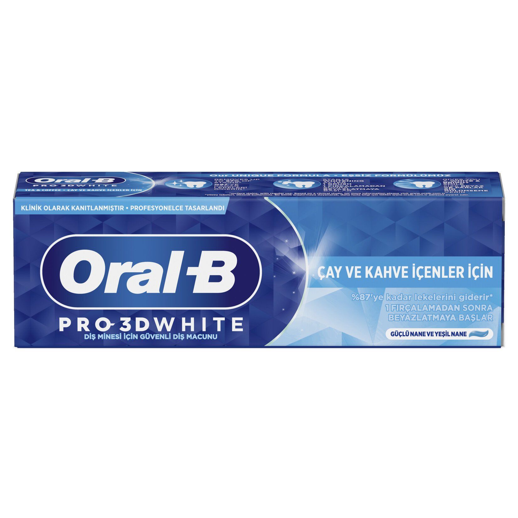 Oral-B Pro-3dw Çay & Kahve İçenler İçin Diş Macunu 75 ml