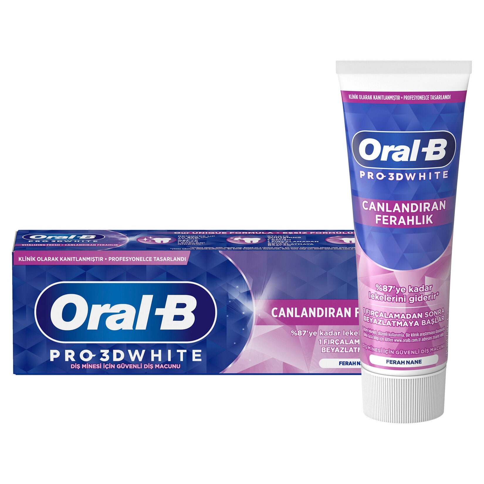 Oral-B Pro-3dw Canlandıran Ferahlık Diş Macunu 75 ml