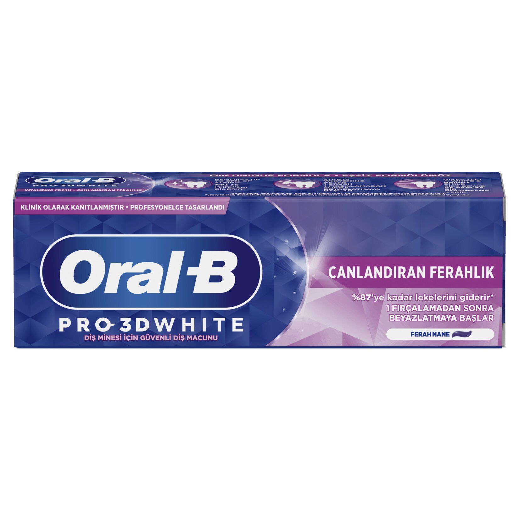 Oral-B Pro-3dw Canlandıran Ferahlık Diş Macunu 75 ml