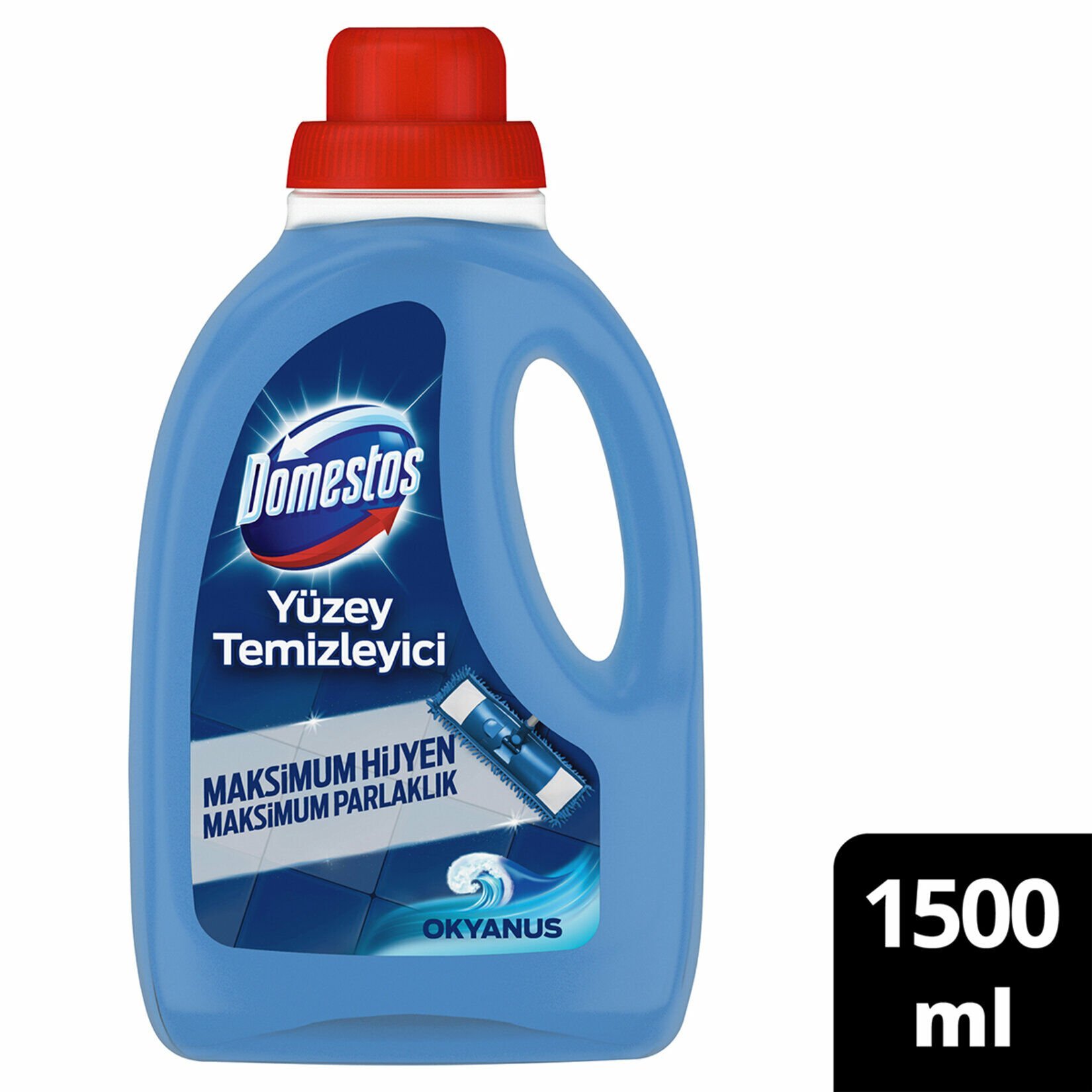 Domestos Yüzey Temizleyici Okyanus Maksimum Hijyen Tüm Yüzeyler için Yüzey Temizleyici 1500 ml
