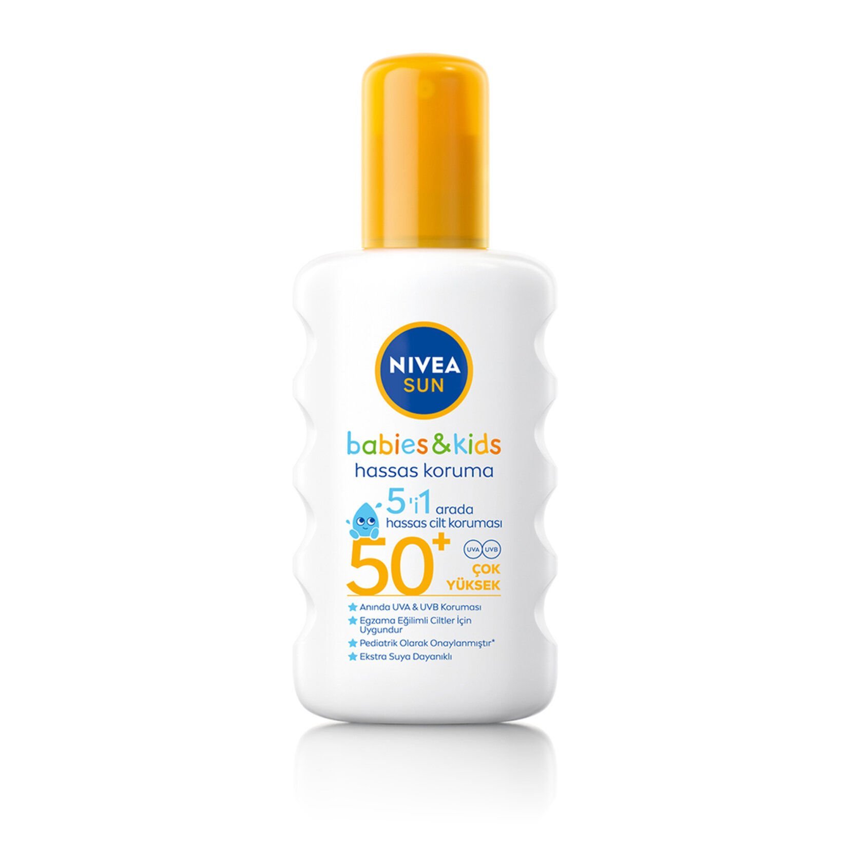 Nivea Sun Bebek SPF50+ Koruma & Bakım Hassas Cilt Çocuk Güneş Kremi Sprey 200 ml